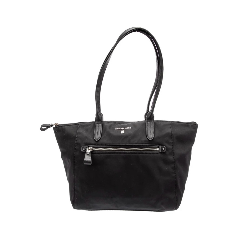 Michael Kors - Nylon tote bag - black and gold accents